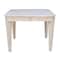 International Concepts Rectangle Tuscany Butterfly Leaf Dining Table, Unfinished, 60 W, 40 L, 30 in H, Wood, Unfinished K-4040XBT-60B - alternate 3